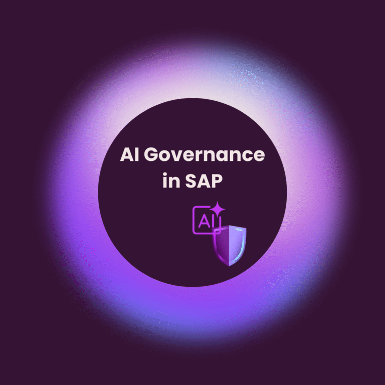 Why AI Governance in SAP Isn’t Optional Anymore