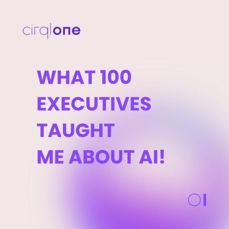 What 100 Executives Taught Me About AI