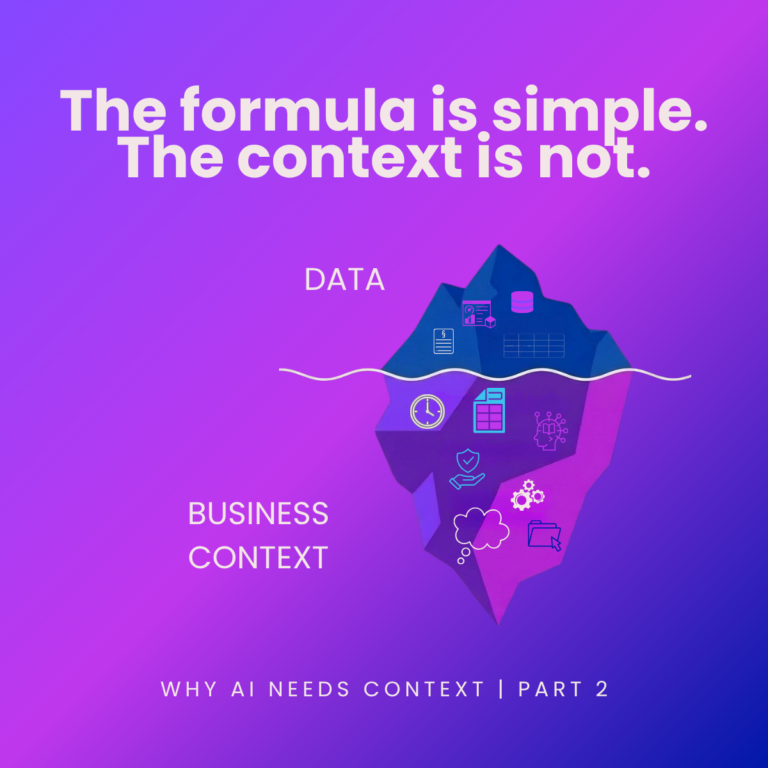 Enterprise AI Cannot Deduce Business Meaning from Data Alone